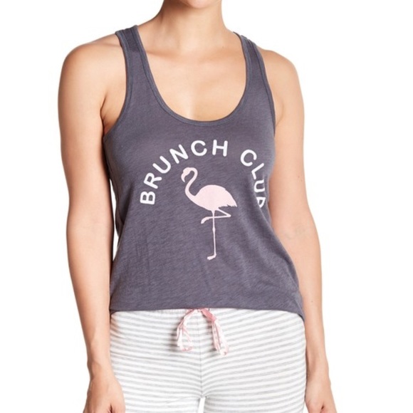 PJ Salvage Other - PJ SALVAGE Racerback Tanktop Graphic Brunch Club